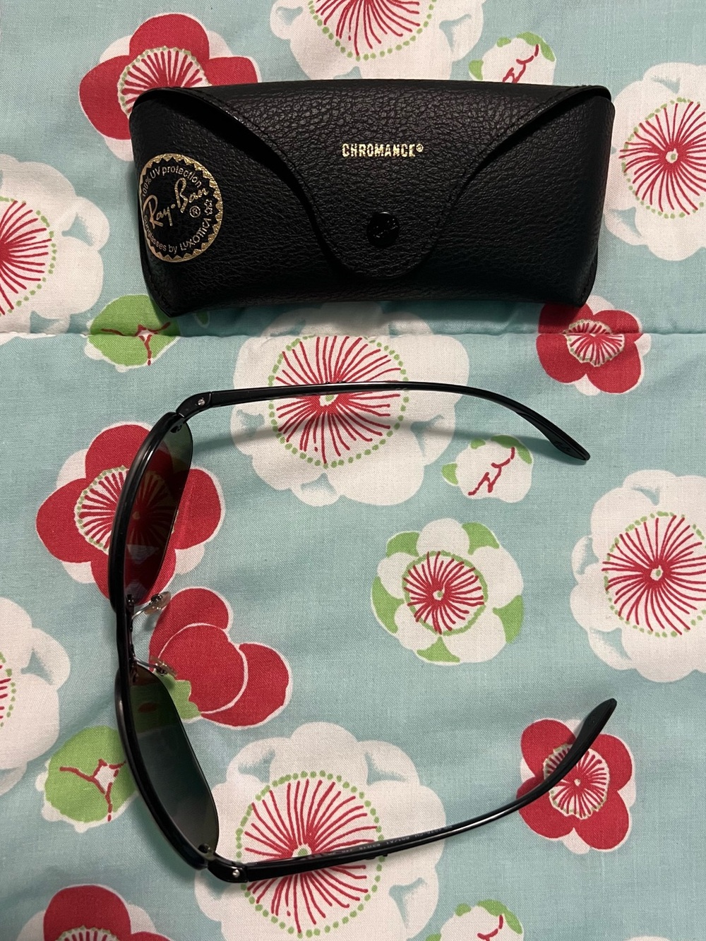 Ray-Ban Polarized Blue Mirrored Chromance Sunglasses 🕶️ - Picture 3 of 6